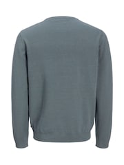JACK & JONES Grey Long Sleeve Crew Neck Knitted Jumper - Image 7 of 7