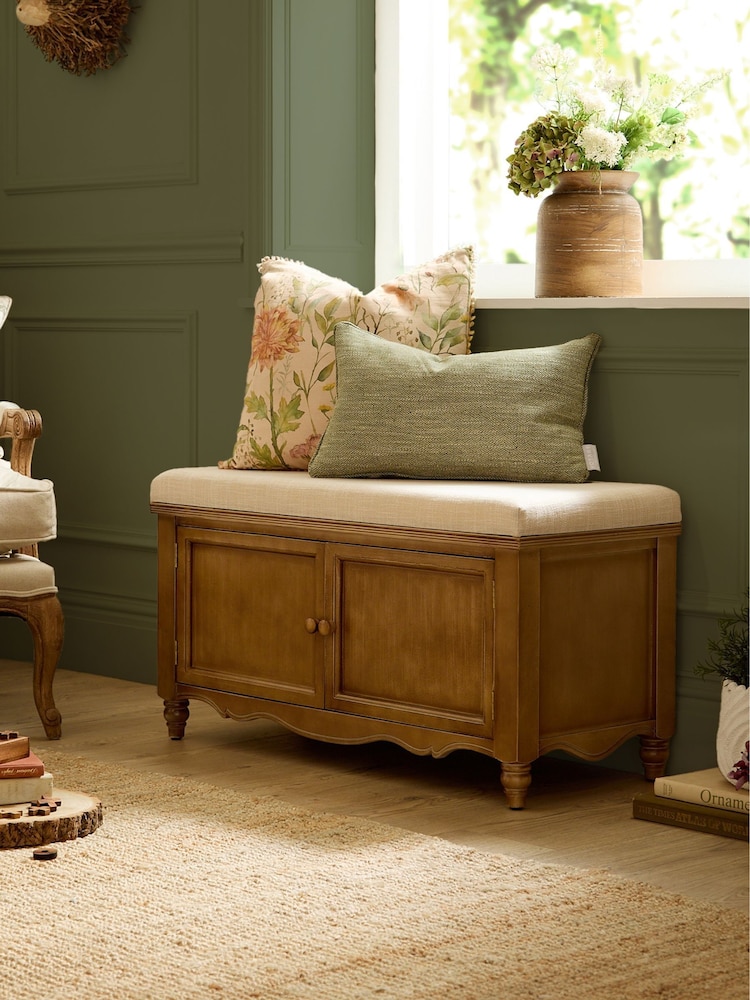 Voyage Maison Oak Rosalie Wooden Stool - Image 1 of 8
