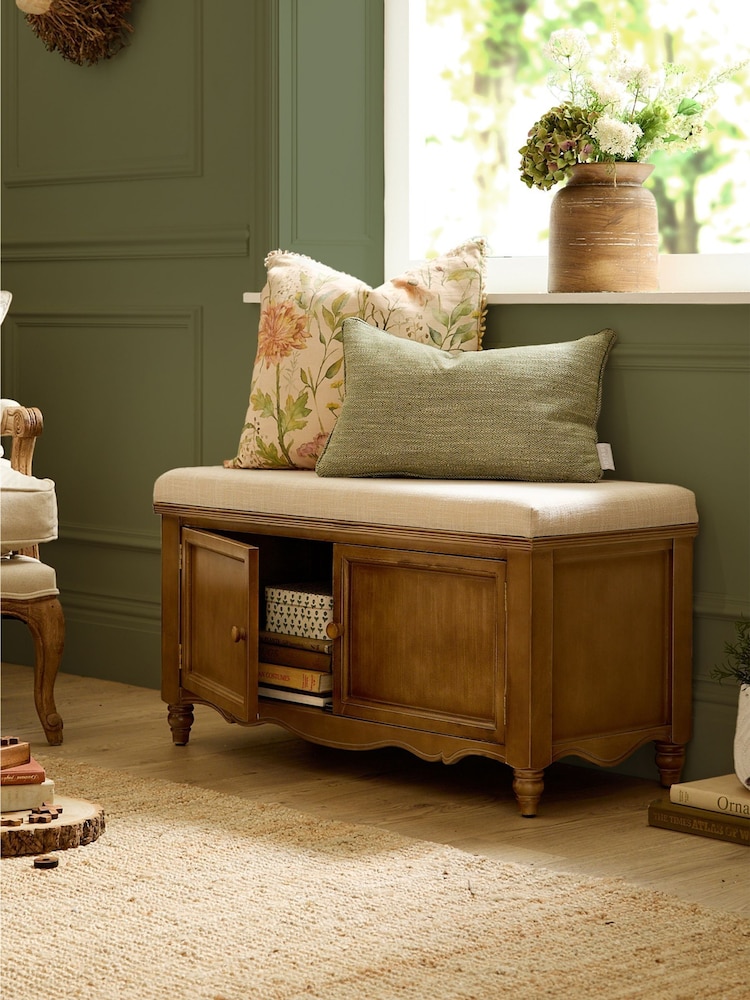 Voyage Maison Oak Rosalie Wooden Stool - Image 2 of 8