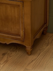 Voyage Maison Oak Rosalie Wooden Stool - Image 4 of 8