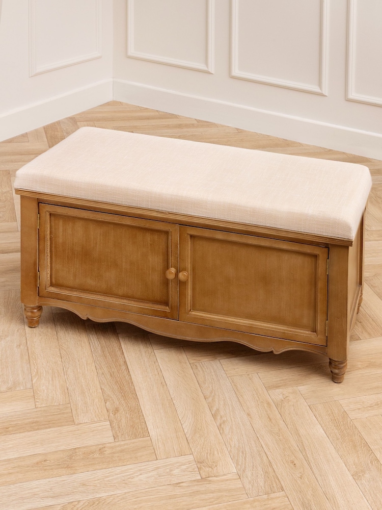Voyage Maison Oak Rosalie Wooden Stool - Image 8 of 8