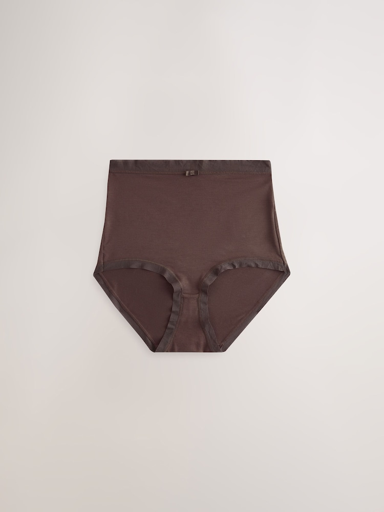 أحمر توتي - Modal and Mesh Knickers 3 Pack - صورة 2 من 9