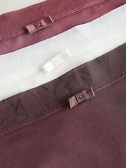 أحمر توتي - Modal and Mesh Knickers 3 Pack - صورة 8 من 9