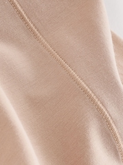 Nude Short Shaping Tummy Control Premium Cotton Blend Knickers - Image 3 of 3