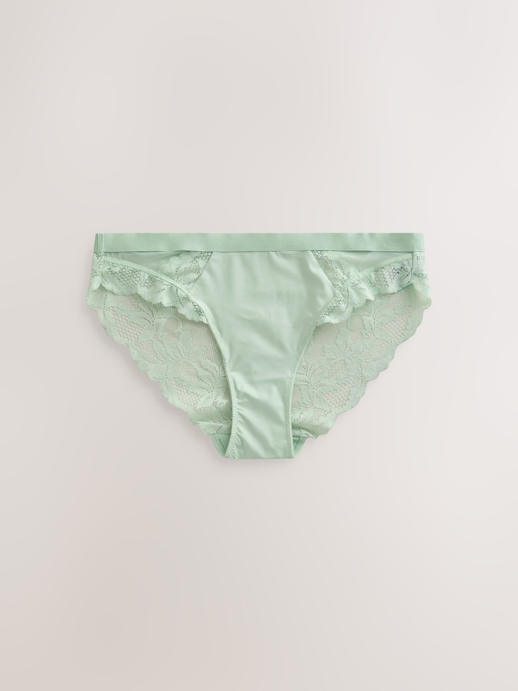 Grün/Pink/Cream, floral - Unterhosen - Bild 2 von 6