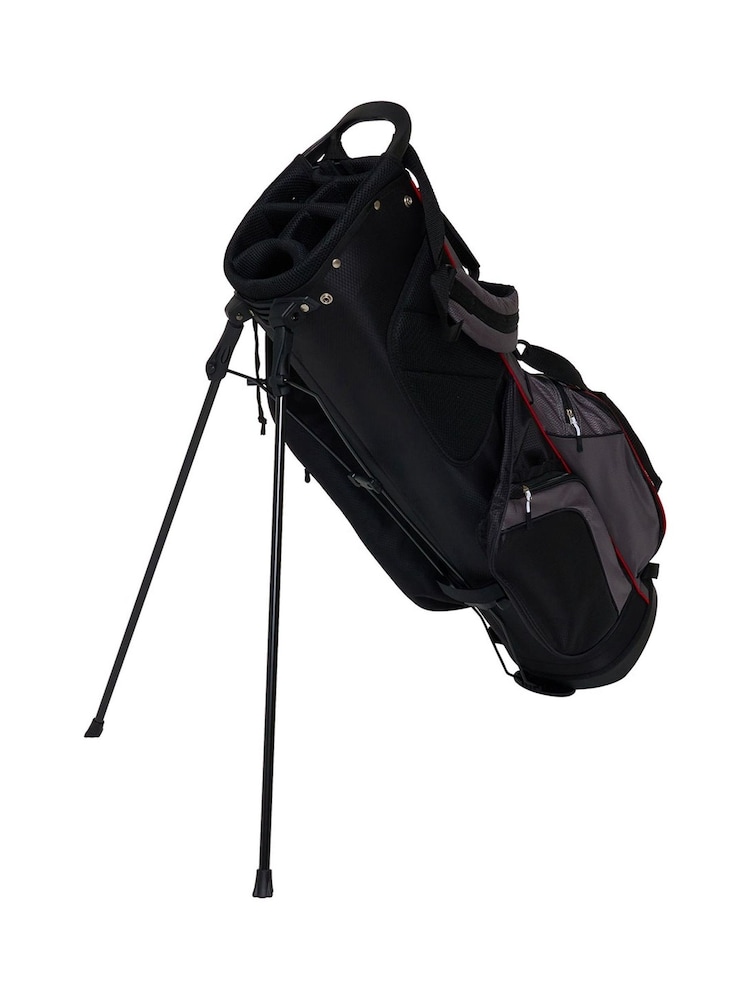 Fazer Golf 3 Stand Black Bag - Image 2 of 5 Fazer Golf 3 Stand Black Bag - Image 2 of 5