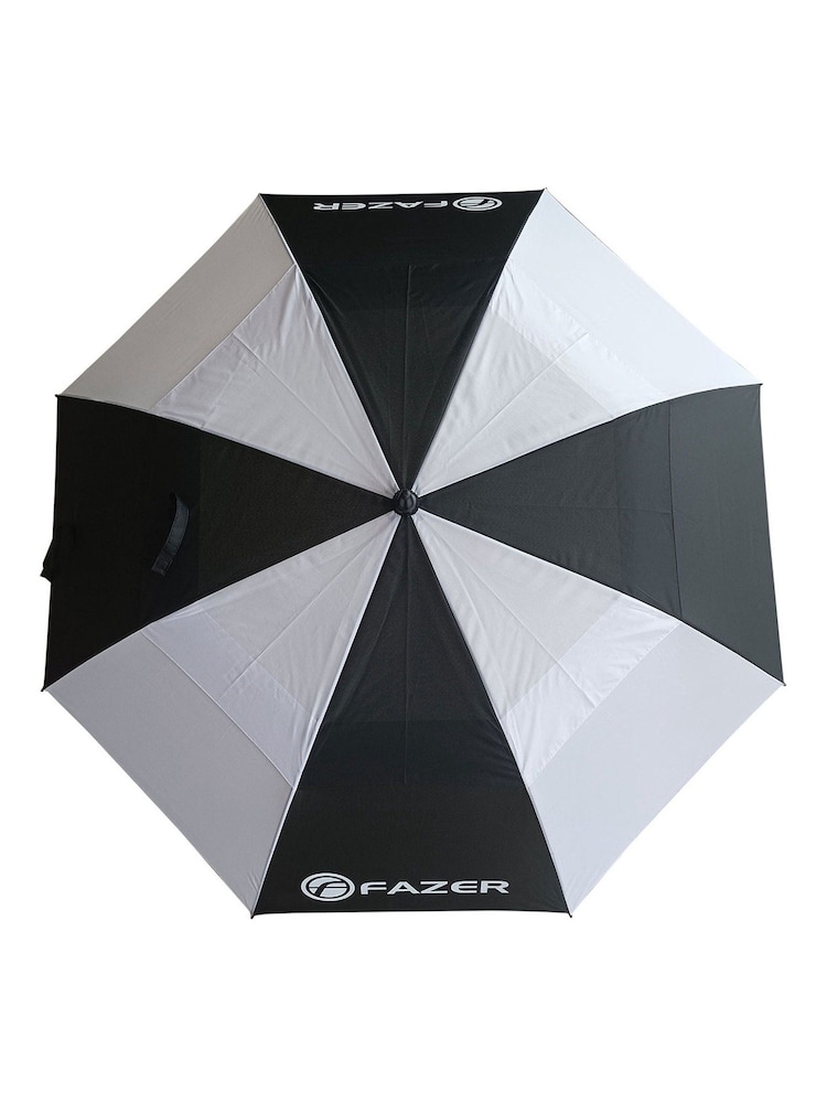 Fazer Golf Auto Double Canopy Black Umbrella - Image 1 of 3 Fazer Golf Auto Double Canopy Black Umbrella - Image 1 of 3