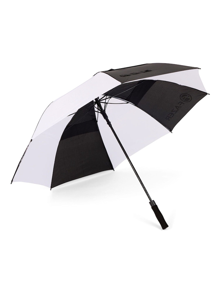 Fazer Golf Auto Double Canopy Black Umbrella - Image 2 of 3 Fazer Golf Auto Double Canopy Black Umbrella - Image 2 of 3