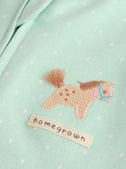 Roz/verde - Pachet 5 de costume de dormit Bebeluș cu fermoar în două direcții (0luni-2ani) - Imaginea 14 din 15