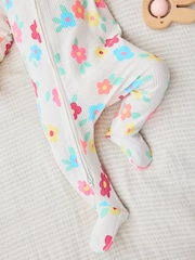 Yellow Two Way Zip Baby Sleepsuits 4 Pack (0mths-2yrs) - Image 11 of 17