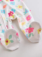 Yellow Two Way Zip Baby Sleepsuits 4 Pack (0mths-2yrs) - Image 16 of 17