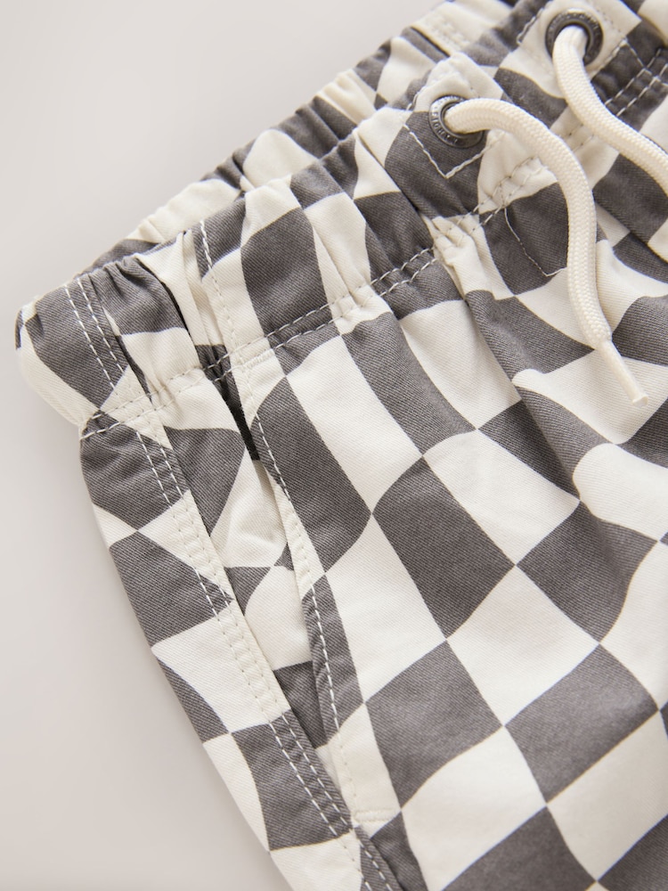 Scacchiera grigia/bianca - Pantaloncini aderenti (3mesi-7anni) - Immagine 8 di 8