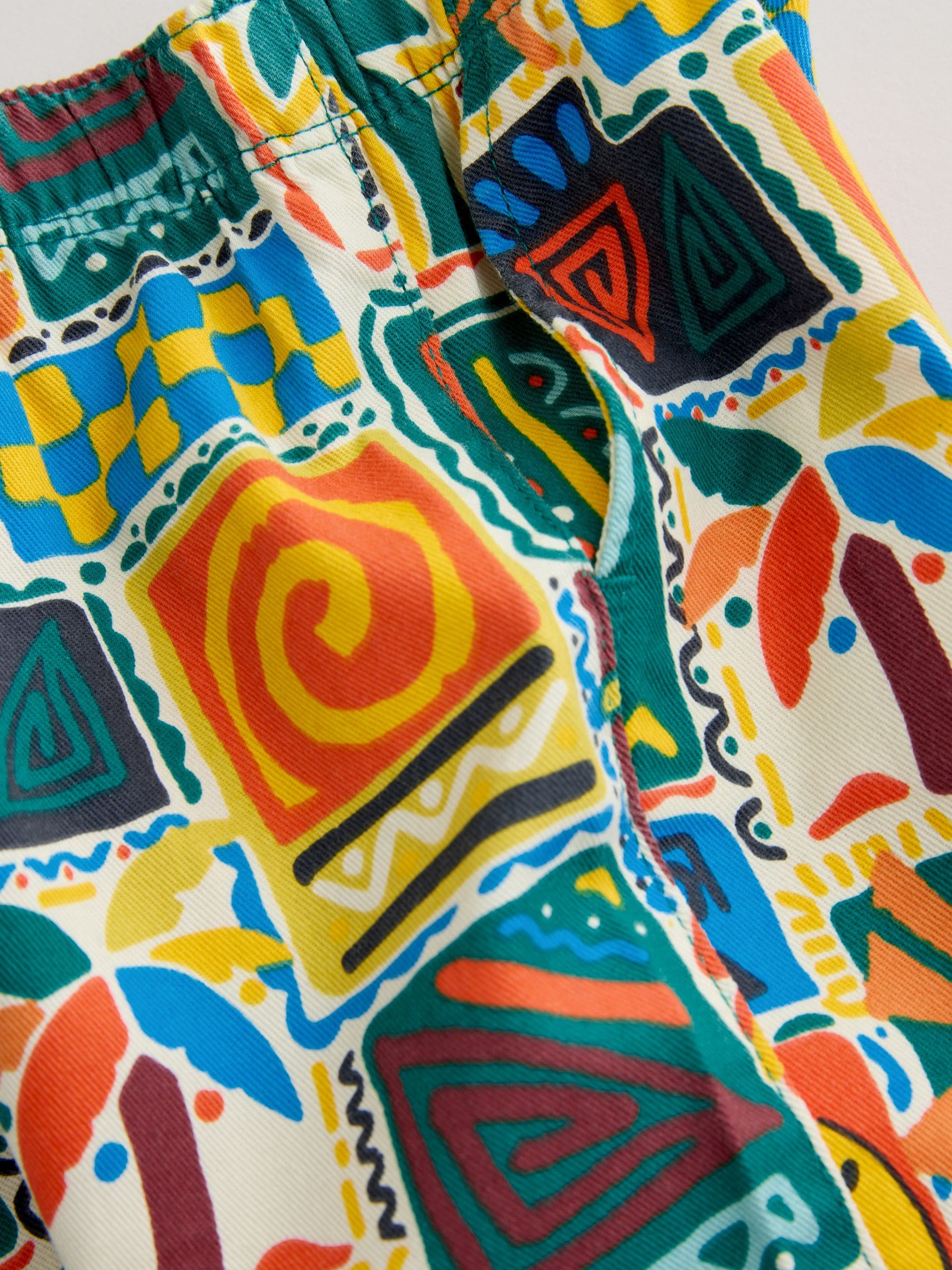 Buy Multi Postcard Print Pull On Bermuda Shorts (3mths-7yrs) from