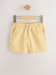 Blue/Yellow/Dino Linen Blend Shorts 3 Pack (3mths-7yrs) - Image 3 of 7
