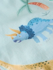 Blue Dino Print - Зыгыр кездемеден тигилген тармал шортылар (3ай -7жыл) - 8ичинен 7 сүрөт