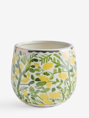 Lucy Tiffney Lemons Large Plant Pot - Image 4 of 5