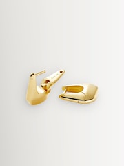 Missoma Gold Tone Lucy Williams Arco Small Hoop Earrings - Image 2 of 4