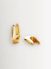 Missoma Gold Tone Lucy Williams Arco Small Hoop Earrings - Image 3 of 4