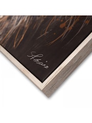Art Marketing Brown Grey Brodie Highland Cow Wall Art - Image 3 of 4
