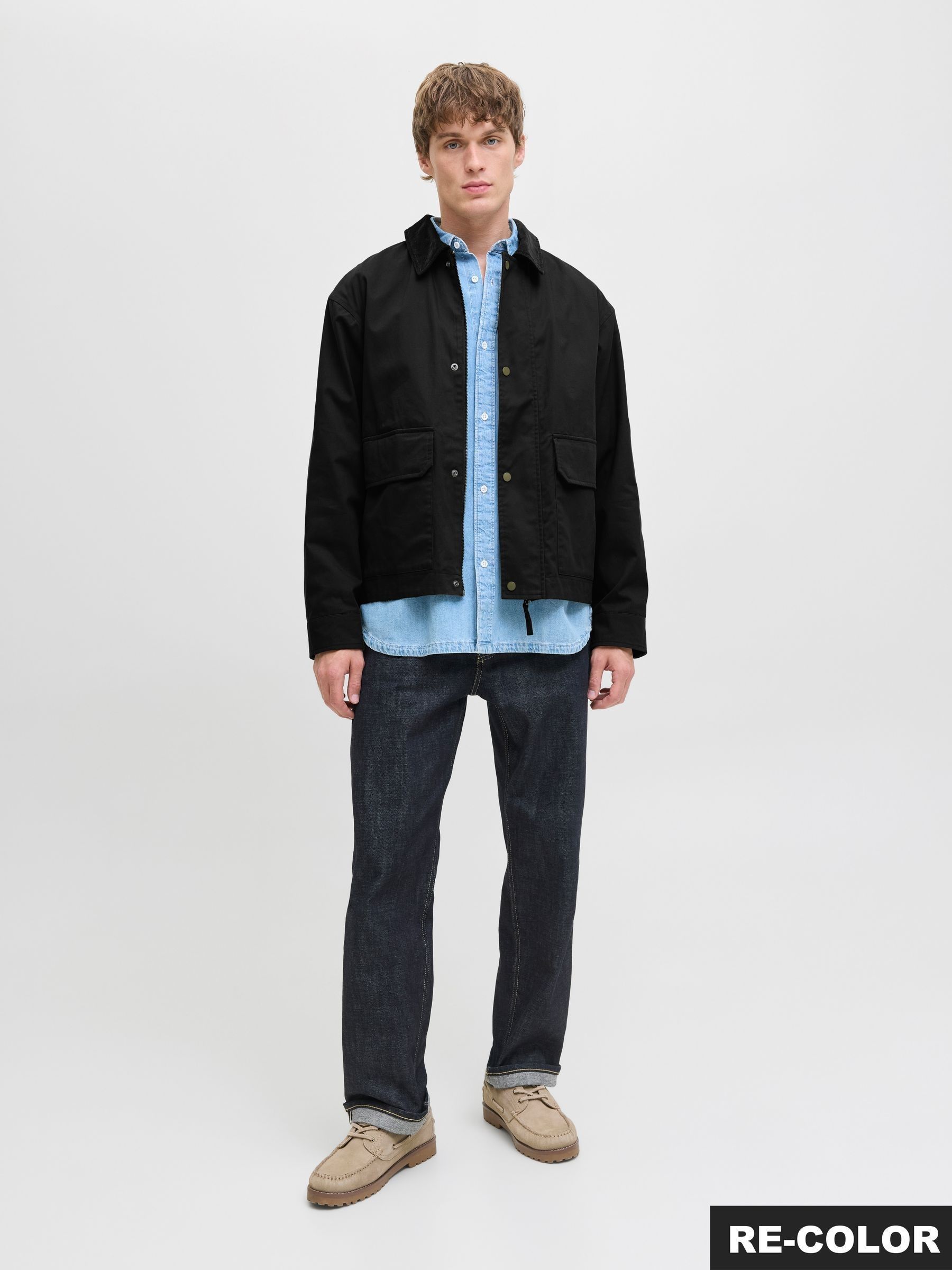 Buy JACK & JONES Black Barn Utility Jacket from Next USA
