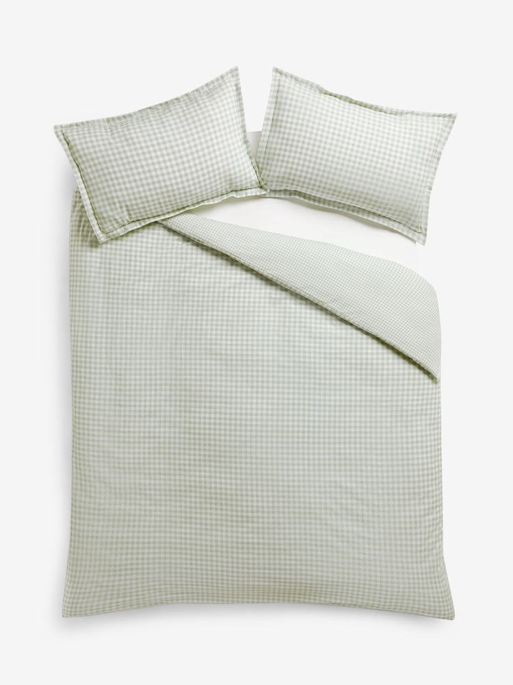 Σετ παπλωματοθήκης και μαξιλαροθήκης διπλής όψης Gingham - Εικόνα 5 από 5 Σετ παπλωματοθήκης και μαξιλαροθήκης διπλής όψης Gingham - Εικόνα 5 από 5