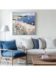 Art Marketing Blue Pink On the Breeze Wall Art - Image 1 of 4