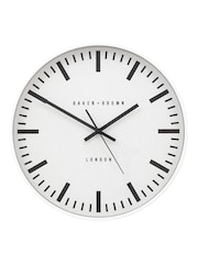 Gallery Home Chrome Longstone Clock 40cm - Image 1 of 5