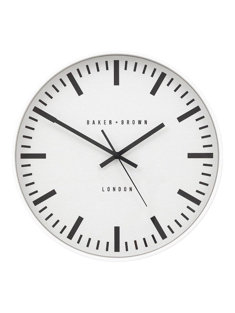 Gallery Home Chrome Longstone Clock 40cm - Image 1 of 5