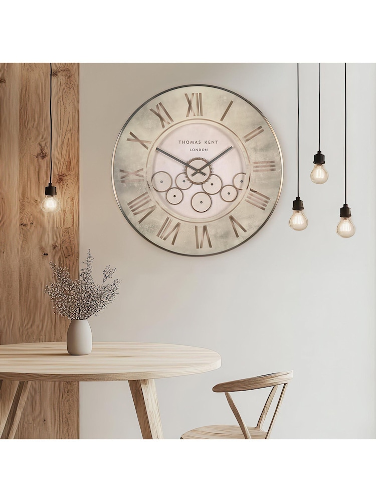 Thomas Kent Clocks Stone Cog 30 Horizon Wall Clock - Image 1 of 2