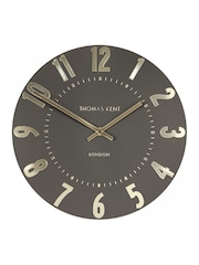 Thomas Kent Clocks Espresso 12' Cedar Wall Clock - Image 2 of 2