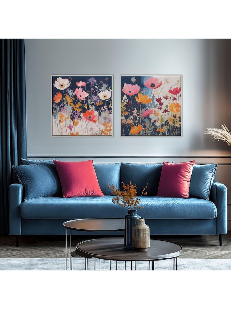 Art Marketing Multicoloured Modern Mix Wall Art - Image 1 of 2
