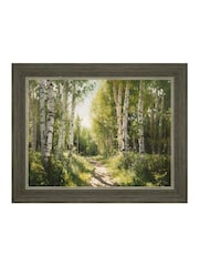 Art Marketing Multicoloured Dream in Green Wall Art - Image 4 of 4