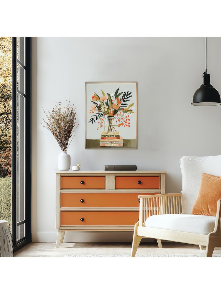 Art Marketing Multicoloured Wild at Heart Print Wall Art - Image 1 of 4