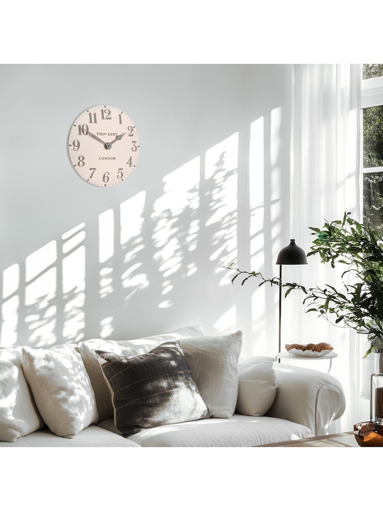 Thomas Kent Clocks Shy Pink 12" Willow Wall Clock - Image 1 of 5