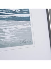 Art Marketing Blue Sparkling Sand Wall Art - Image 2 of 4