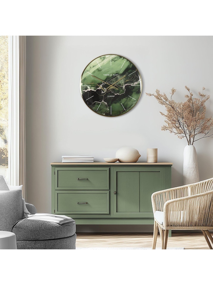 Thomas Kent Clocks Emerald 26" Coral Wall Clock - Image 1 of 4