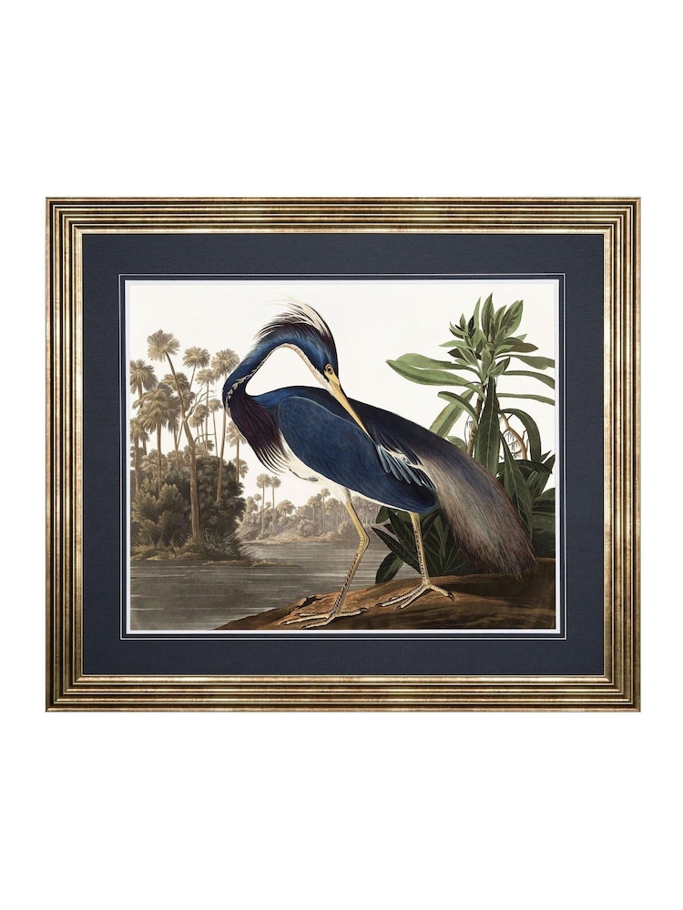 Art Marketing Blue Green Louisiana Heron Wall Art - Image 4 of 4