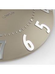 Thomas Kent Clocks Mocha 12'' Cedar Wall Clock - Image 2 of 5