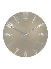 Thomas Kent Clocks Mocha 12'' Cedar Wall Clock - Image 5 of 5