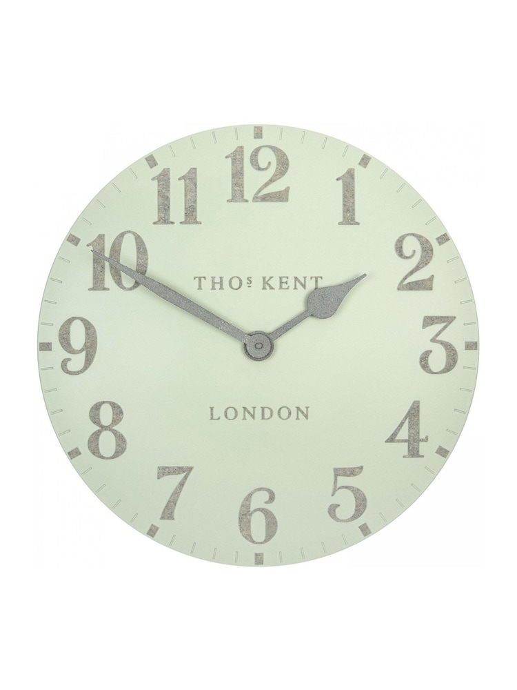 Thomas Kent Clocks Pearl Green 20" Willow Wall Clock - Image 2 of 2