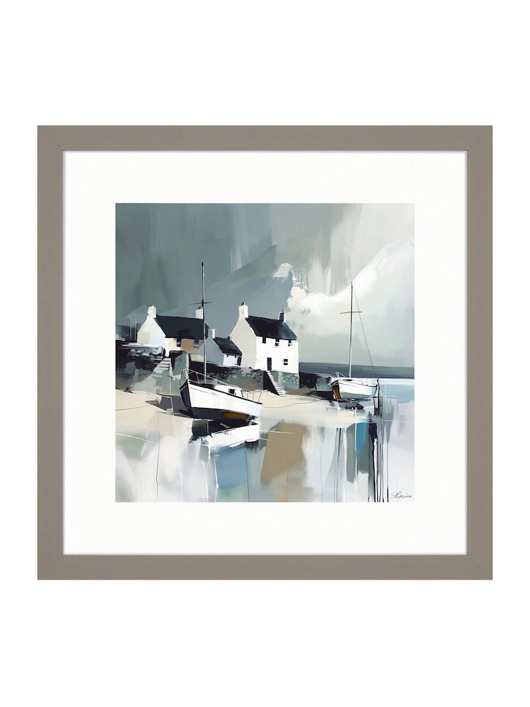 Art Marketing Blue Grey Sea Spirit Wall Art - Image 4 of 4 Art Marketing Blue Grey Sea Spirit Wall Art - Image 4 of 4