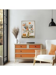 Art Marketing Green Orange Call Of The Wild Wall Art - Image 1 of 4