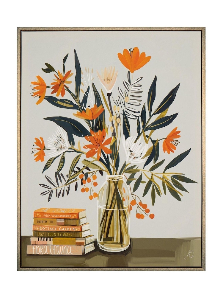 Art Marketing Green Orange Call Of The Wild Wall Art - Image 4 of 4