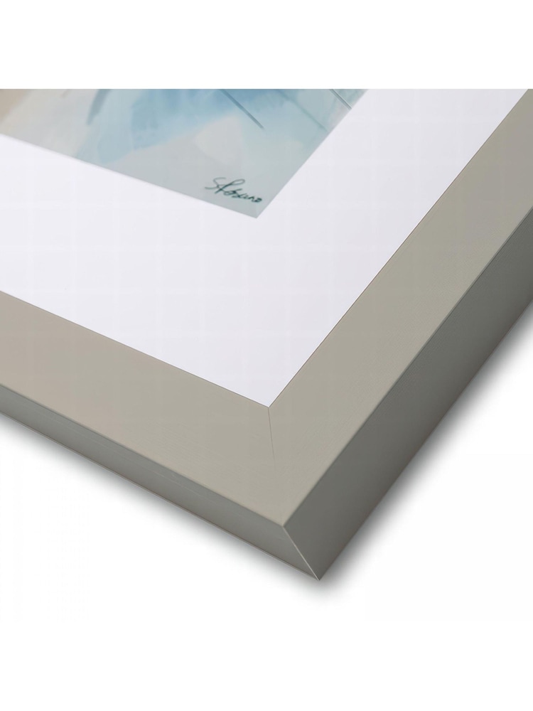 Art Marketing Blue  Grey Water's Edge Wall Art - Image 2 of 4