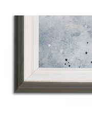 Art Marketing Blue Brown Small Looking On Wall Art - Image 2 of 3