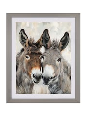 Art Marketing Brown Blue Eey and Ore Wall Art - Image 4 of 4