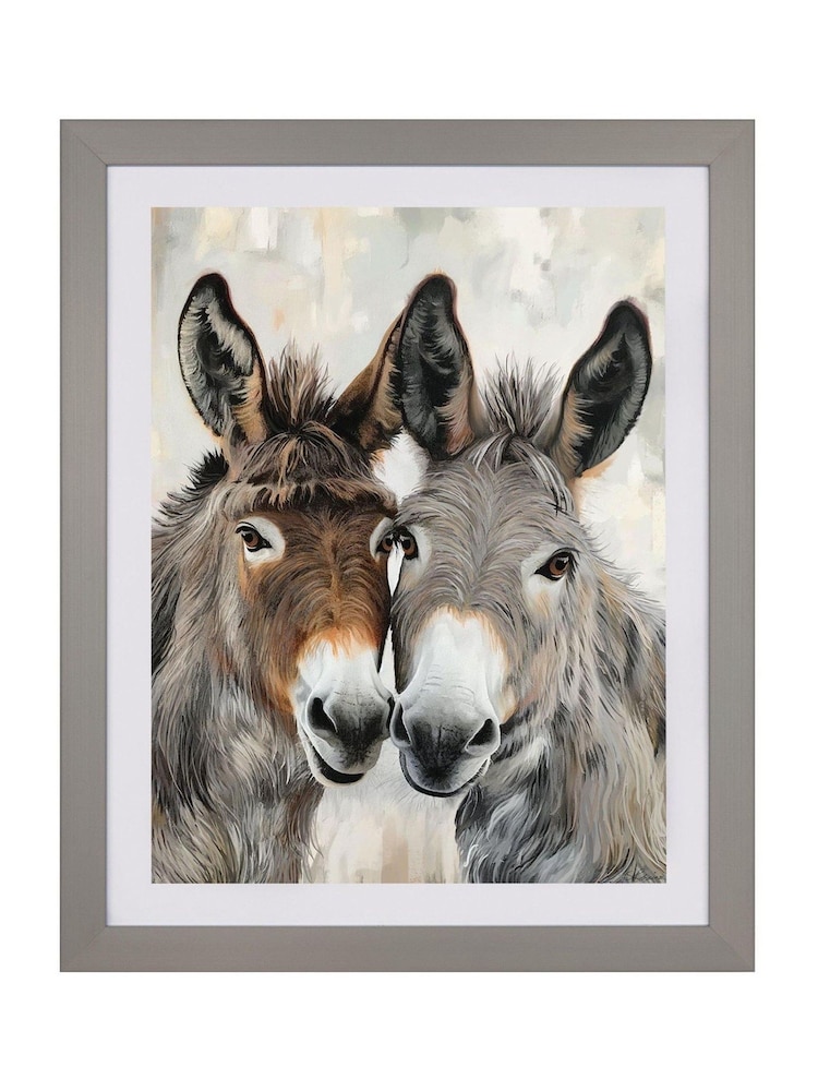 Art Marketing Brown Blue Eey and Ore Wall Art - Image 4 of 4