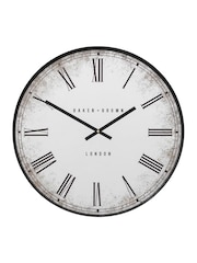 Gallery Home Black Chesterfield Wall Clock 50cm - Image 1 of 4