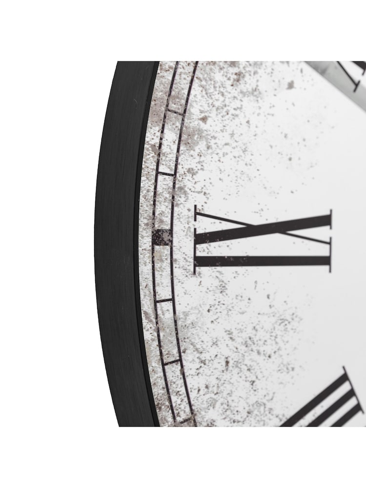 Gallery Home Black Chesterfield Wall Clock 50cm - Image 4 of 4