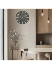 Thomas Kent Clocks Espresso 20'' Cedar Wall Clock - Image 1 of 2